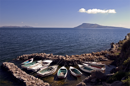 Isla florante de los Taquile