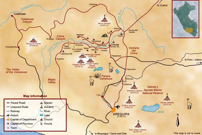 Mapa Turistico Colca